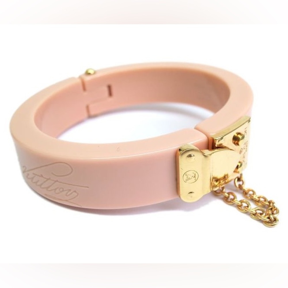 Louis Vuitton Resin Lock Me Hinged Bangle